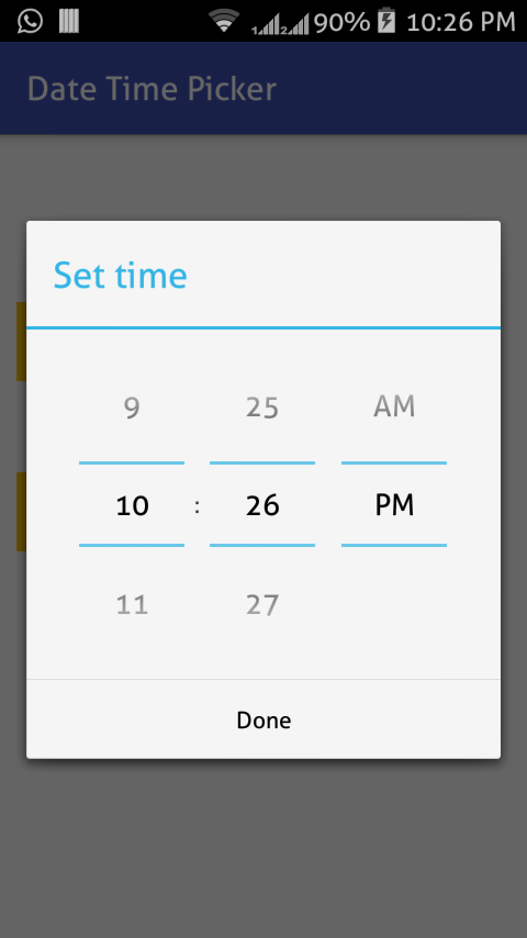 android datetime picker example 3
