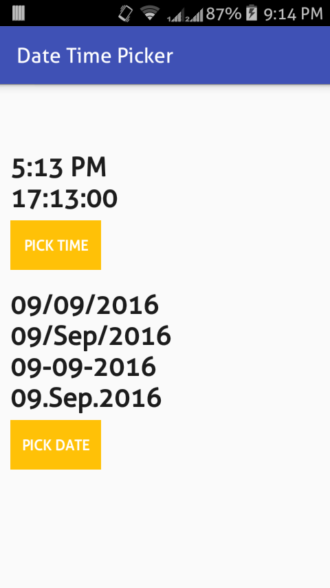android datetime picker example 2
