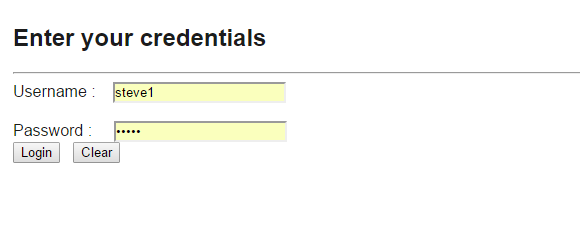 ASP.NET Login page using Sessions 01