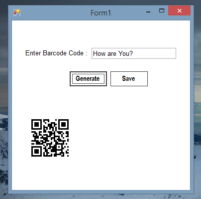 Creating QRCode Image in C# form2