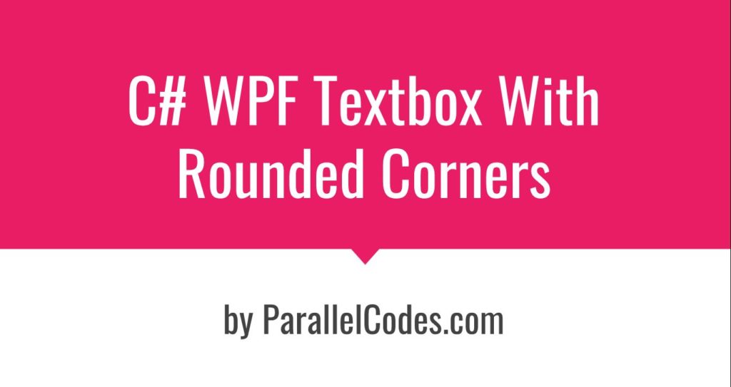 WPF Textbox Rounded Corners 01