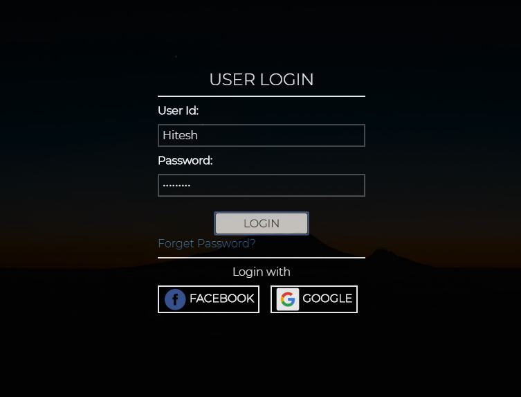 Dark Design Login Page with CSS and HTML 02