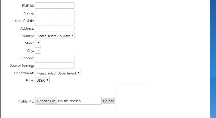 form layout registration form