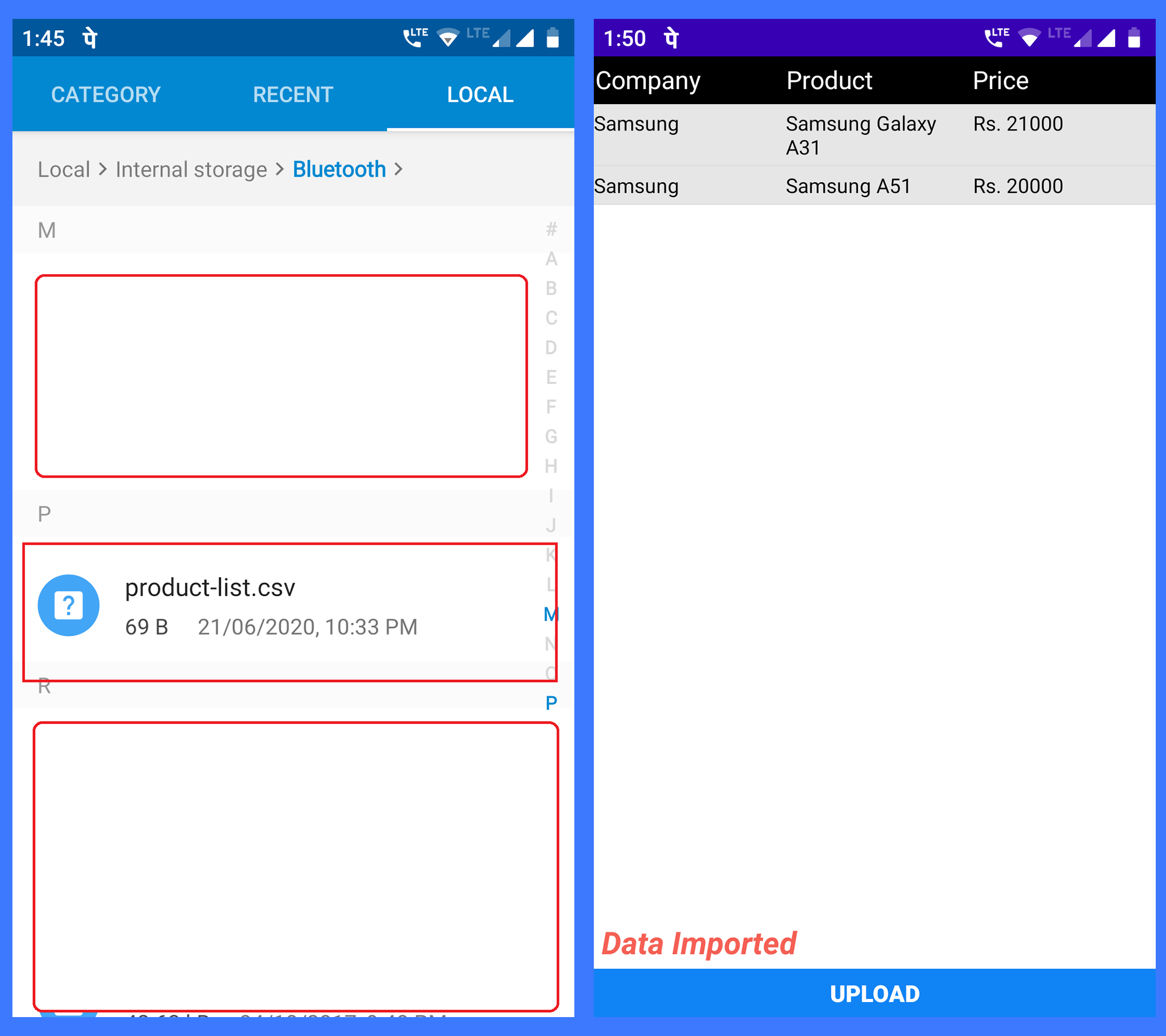 sqlpro for sqlite import csv file permissions