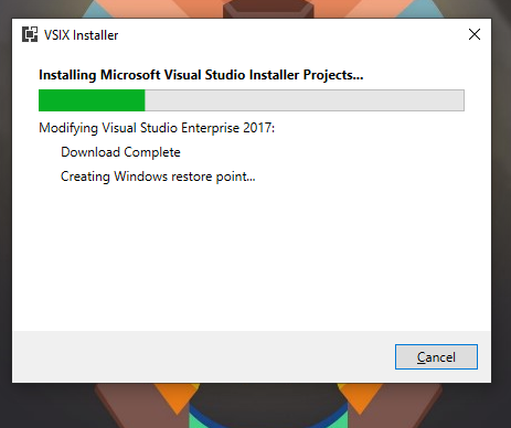 installing visual studio enterprise