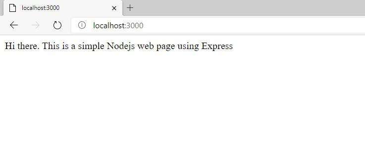 node-js-express-app-first-result