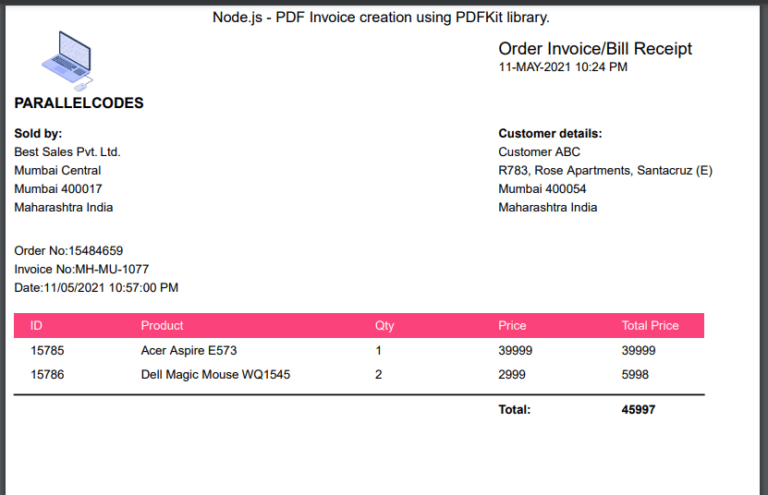 node-js-pdf-invoice-sample