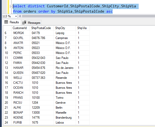 Sql Server Select Distinct On Multiple Columns Parallelcodes 5925