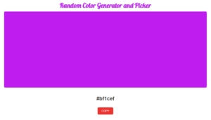 random color generator android on app load